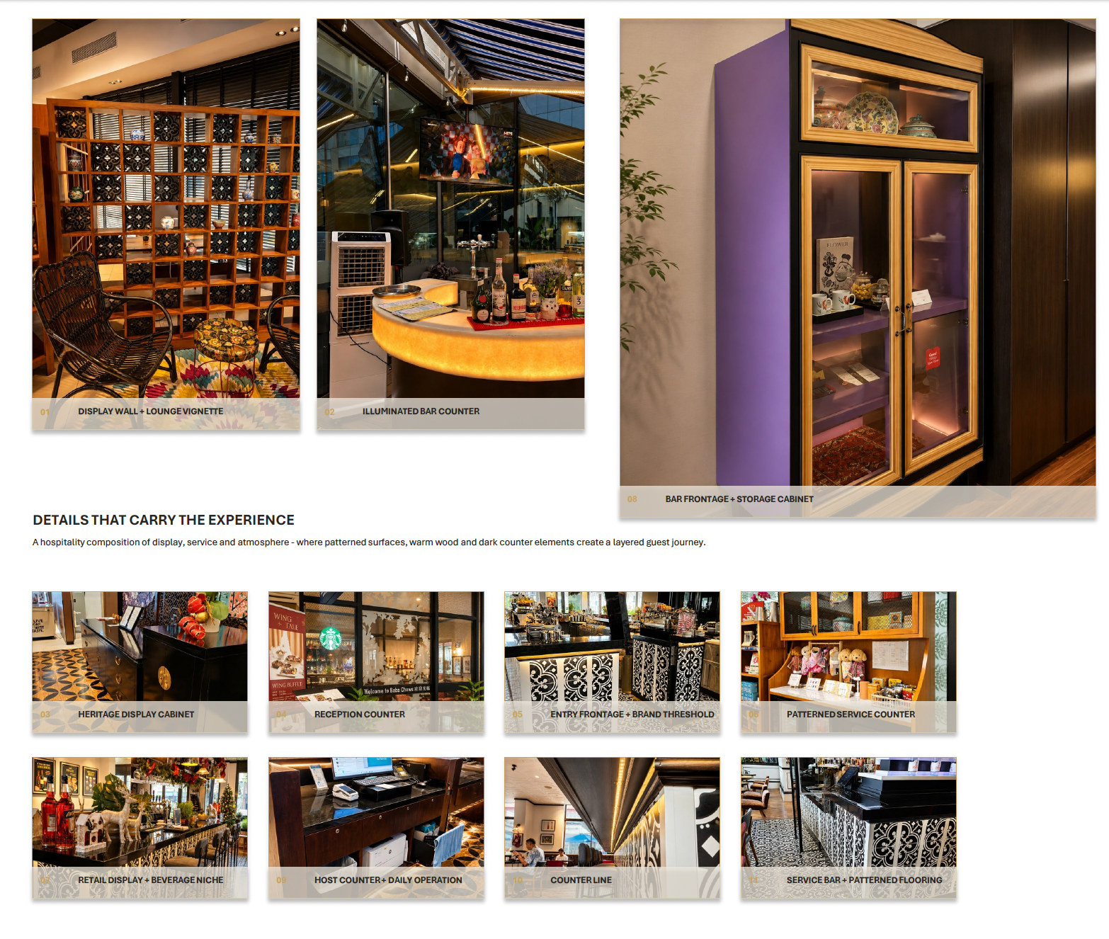 Hospitality that carries the experience — completed project by Wardrobe SG